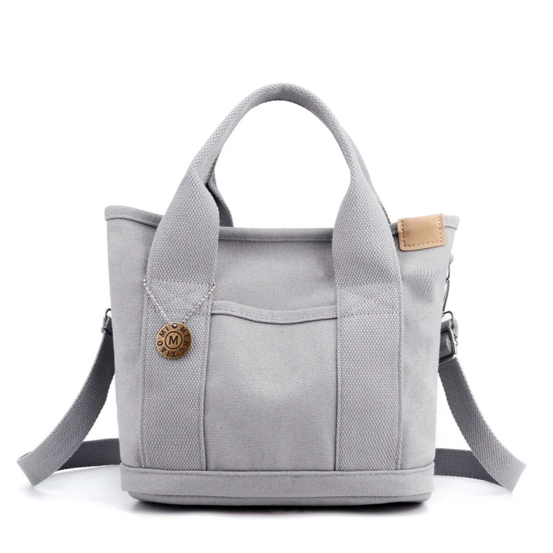Plain Canvas Crossbody Bag